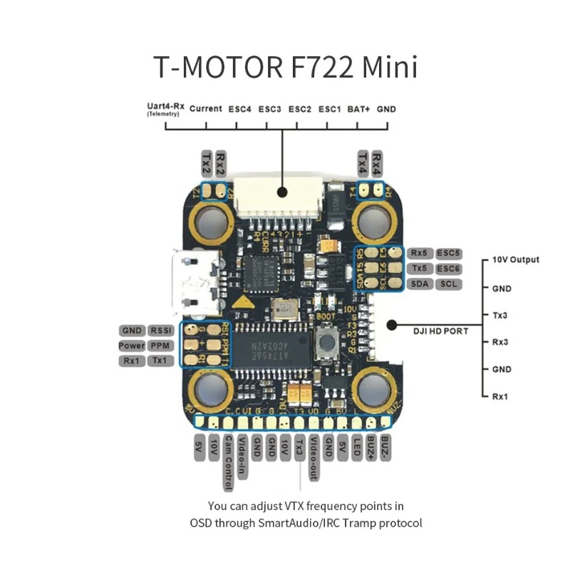 T-Motor MINI F7 & F45A 4-in-1  - Betaflight Fc F7 recensie en prijs