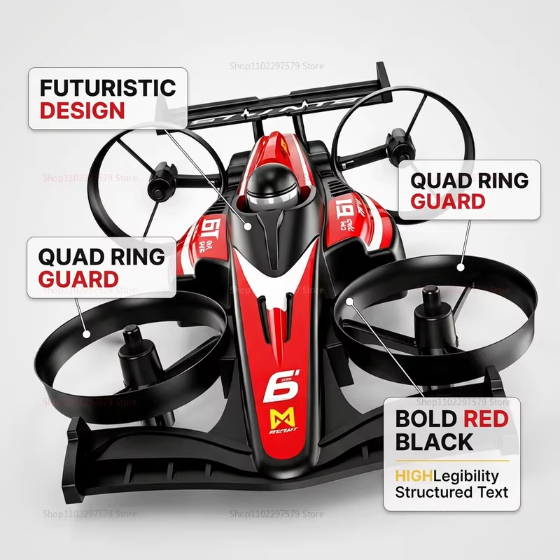 Nieuwe RC Drift Raceauto Profe - Drone Kit Tricopter recensie en prijs
