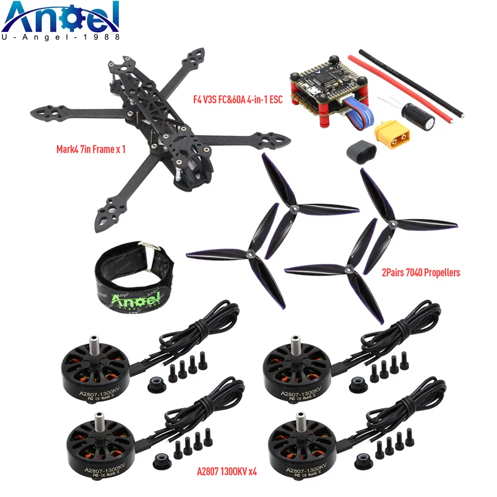 Mark4 Mark 4 7 inch 295mm FPV  - Drone Kit Build Yourself recensie en prijs